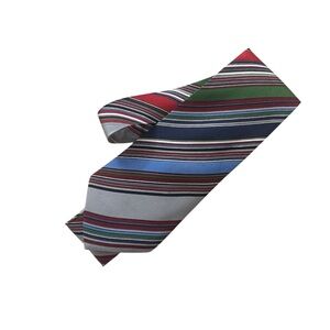 JEAN PATOU Vintage Striped Multicolor Tie
